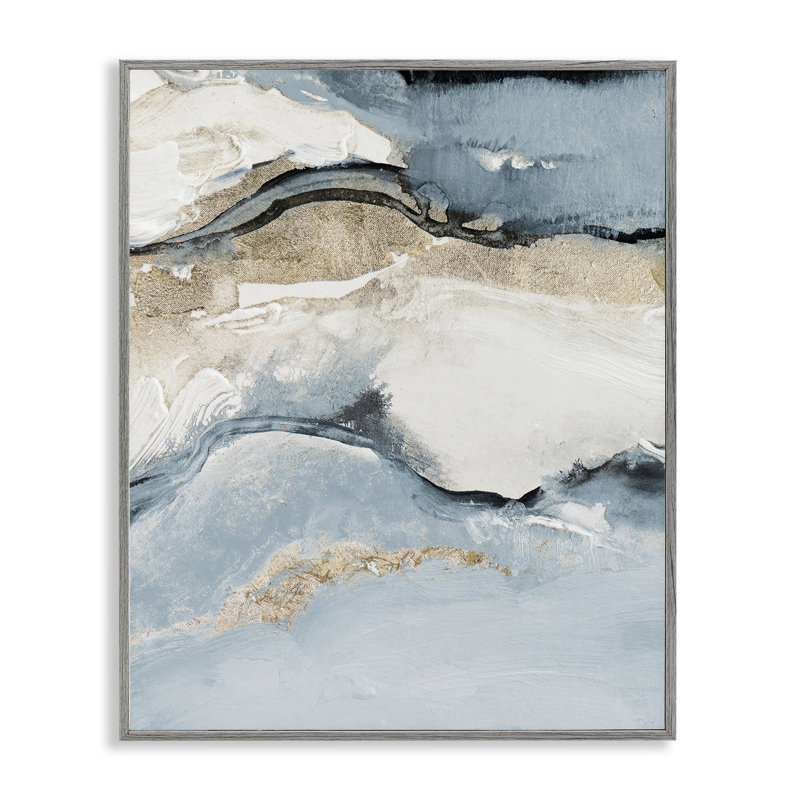 Art giclée à motif d'agate bleue bleue par Lanie Loreth, Estampe numérique Farmhouse, H 20 po x l 16 po
