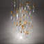 Kindjal 41 Light Crystal LED Multi-Light Pendant-2037382703