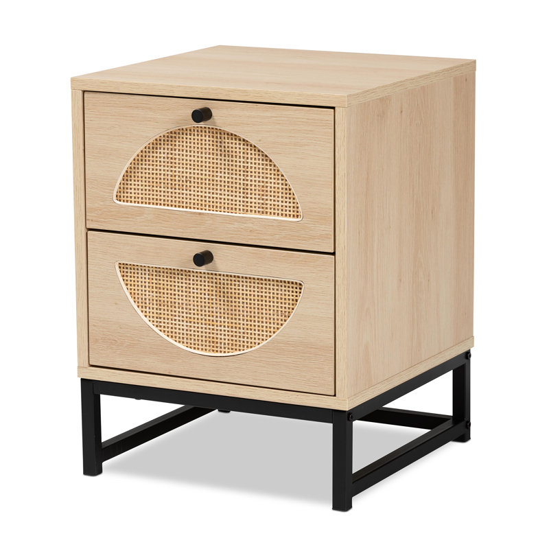 Table de chevet 2 tiroirs Amette