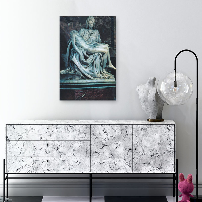 «Pieta Classic Vintage Architecture», reproduction d'art murale, H 36 po x l 24 po