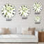Horloge murale Simplist Bamboo Leaves I - Lake House-57905558-73154992
