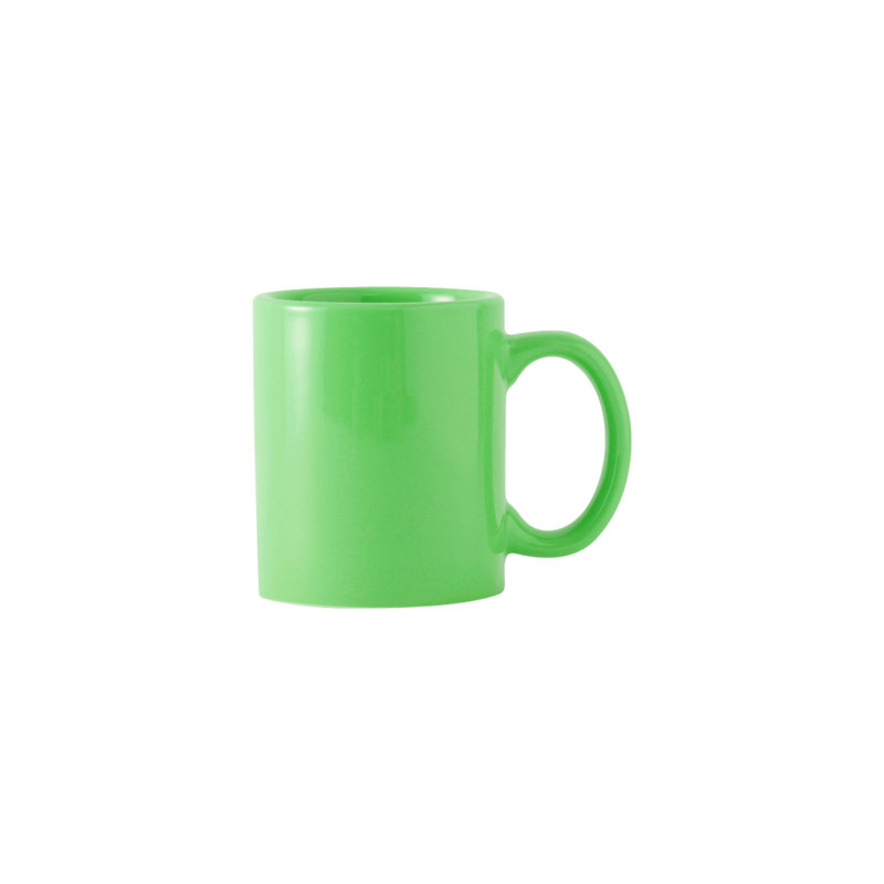 Grande tasse à café c-handle duratux, Vert coriandre