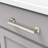 Studio Collection Pull - 3-3/4" Center to Center Cabinet Pull Polished Nickel - Transitional Hardware for Drawers & Cabinets-112308021-98948016
