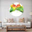 Family Parrots - Horloge murale moderne-34140775