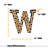 Charlse Text & Numbers Decorative Wine Cork Holder