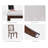 Linen Fabric Upholstered Kitchen Chairs Set Of 2,Traditional Solid Wood Dining Chairs With Turned Decorative Legs, Vertical Slat Back Side Chairs With Upholstered Center Panel For Dining Room, Living Room,Brown-326939993