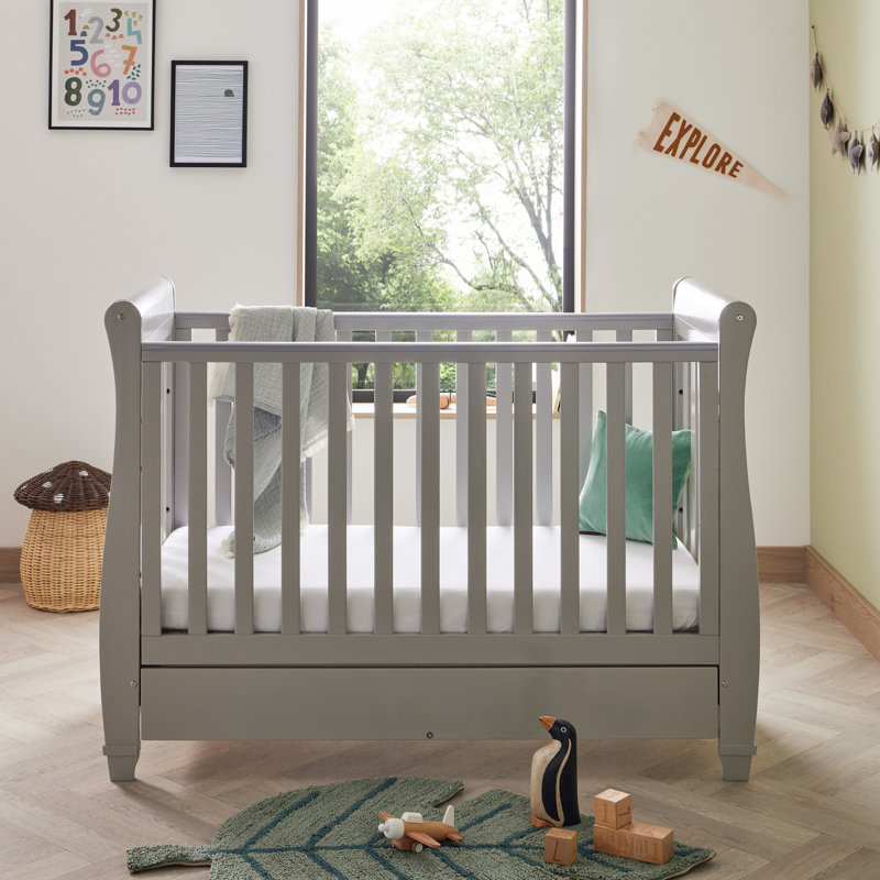 Eva Cot Bed, Grey