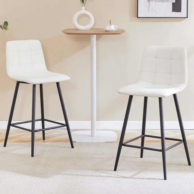 Chaises de bar en cuir Stable Comfort