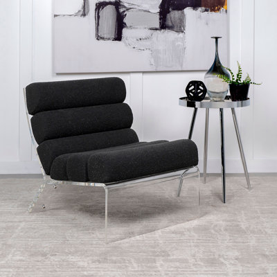 Fauteuil d'appoint rembourré sans accoudoirs Brialle