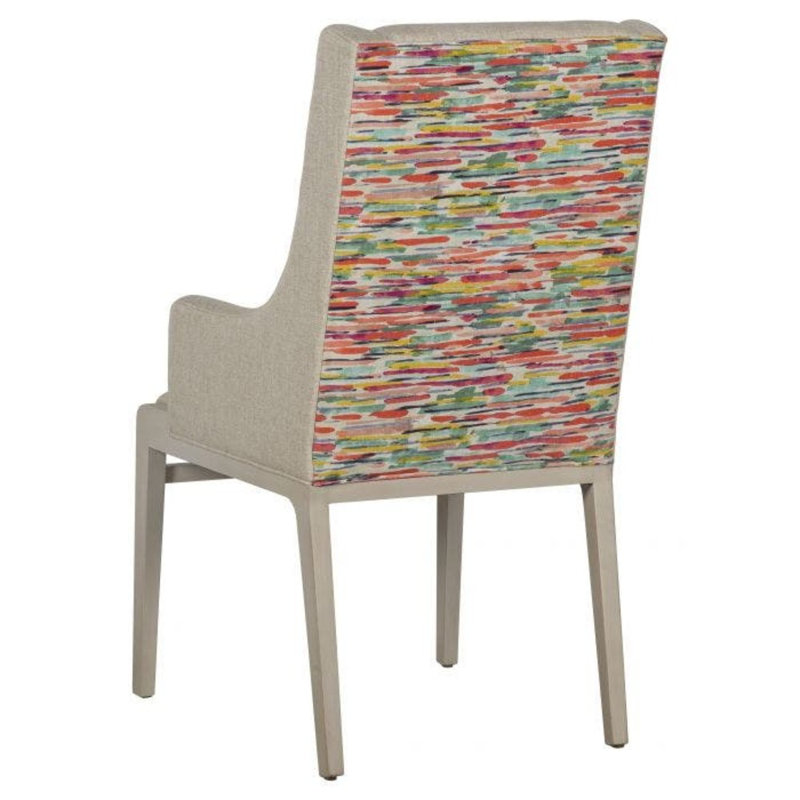 Libby Langdon 22" W Wingback Chair, Almond Buff, Indigo (8789 90)