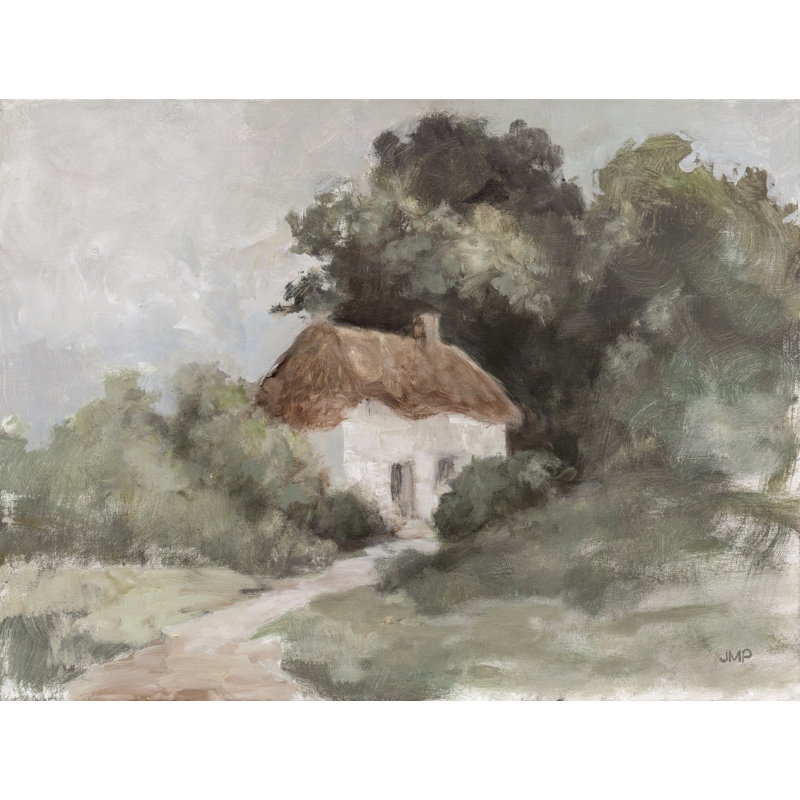 «Cottage Retreat Neutral On Canvas» par Julia Purinton, reproduction, H 12 po x l 16 po