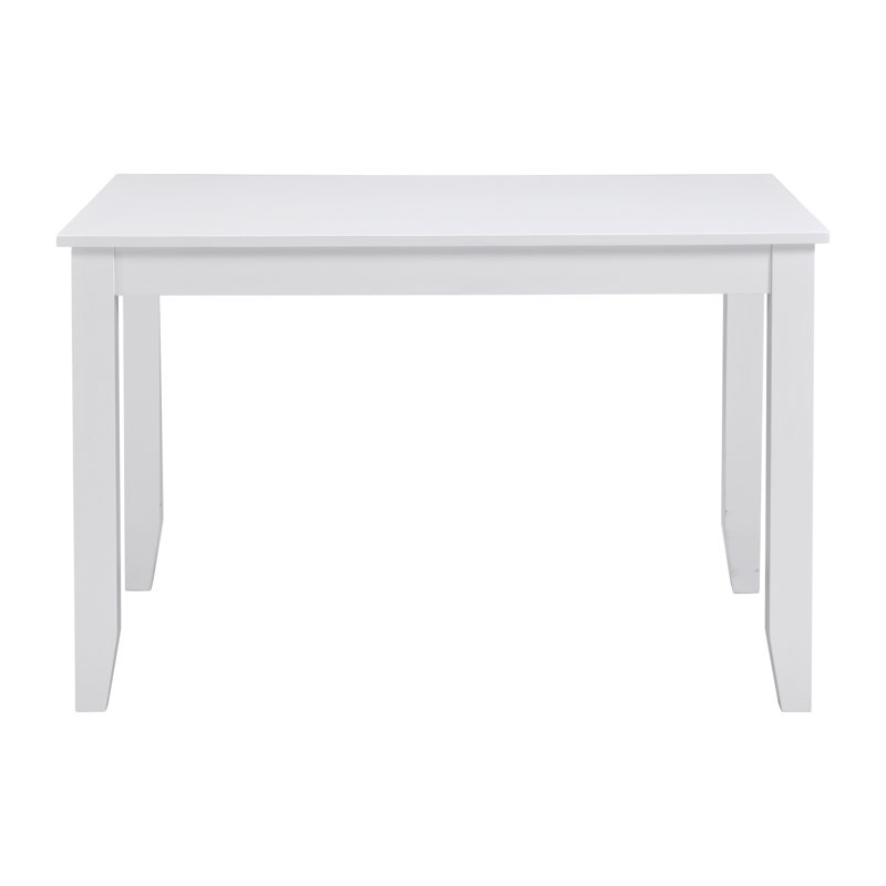 White Rectangular Dining Table