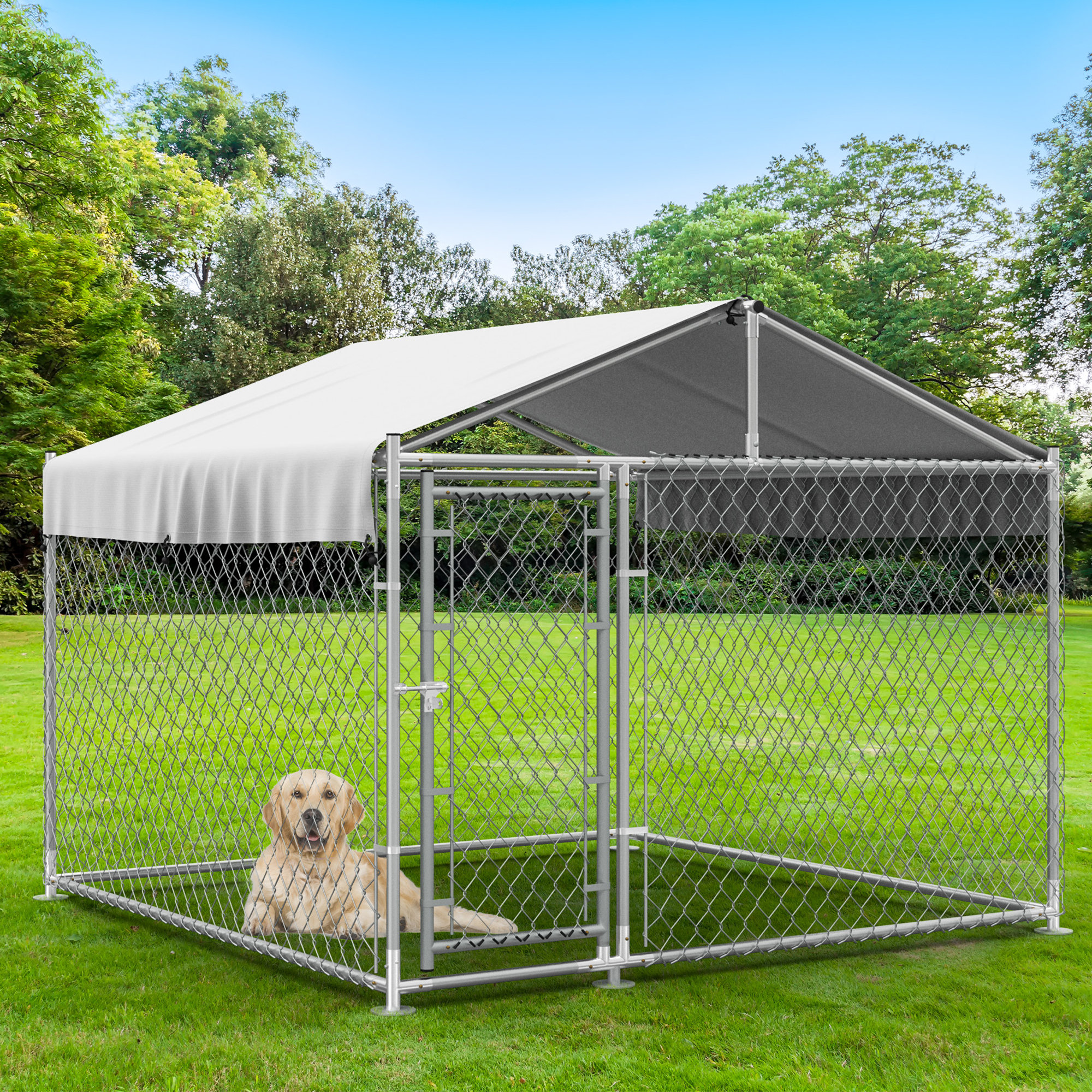 Curated visual reference: Fresh Look at Tucker Murphy Pet Metal Outdoor Walk In Dog Crate