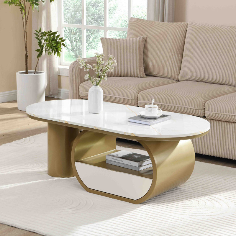 Table basse de luxe moderne, table de centre pour le salon