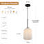 Luminaire suspendu moderne à 1 lumière avec abat-jour en verre givré blanc laiteux de 7,87 po pour îlot de cuisine-758765346-759335477