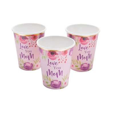 Disposable Paper Mother's Day Cups