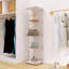 Élégante armoire en verre avec une porte et quatre tablettes, parfaite pour exposer et ranger-651053149