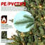 Arbre de Noël 7,5 pi pleine forme avec 850 lumières UL - branches mixtes PE / PVC, 2441 pointes, base large pour les espaces spacieux, structure à charnières, support en métal stable-846449409