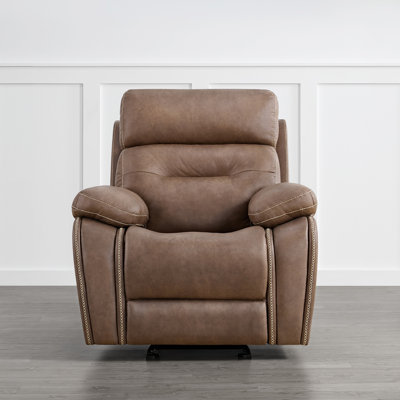 Jacelynn 39'' W Rocker Glider Transitional Upholstered Recliner