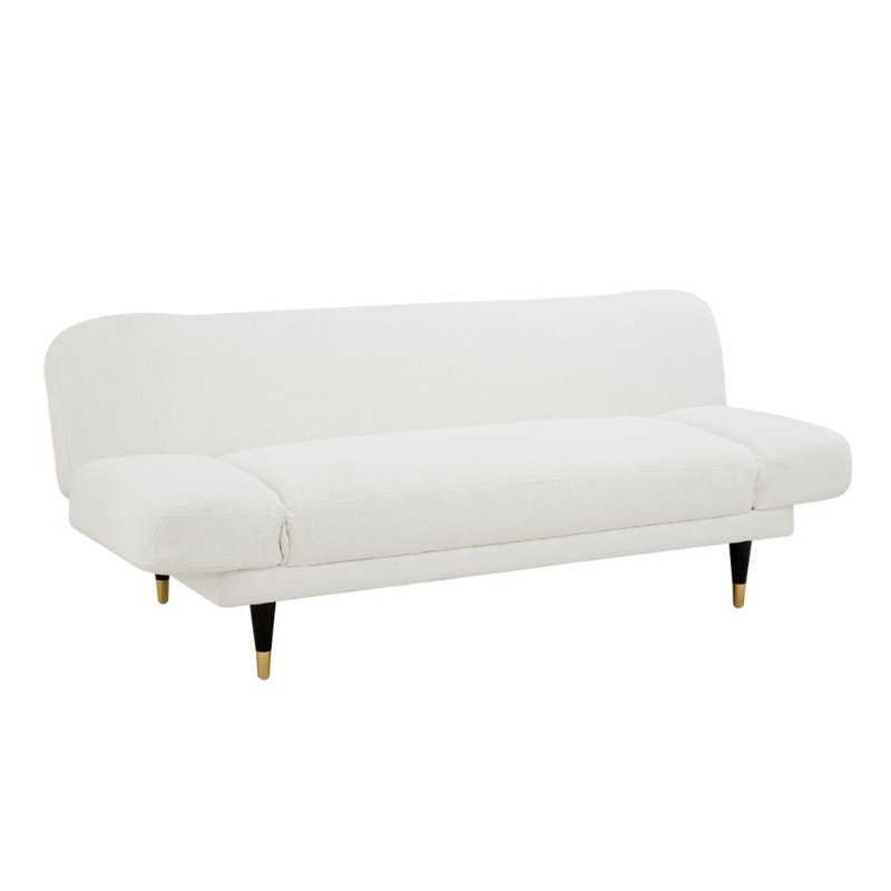 Silas 3 Seater Sofa Bed, White