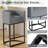 Stylish Barrel-Back Bar Stool with Cushioned Seat and Black Metal Frame (Set of 6)-2082692497-2082692498