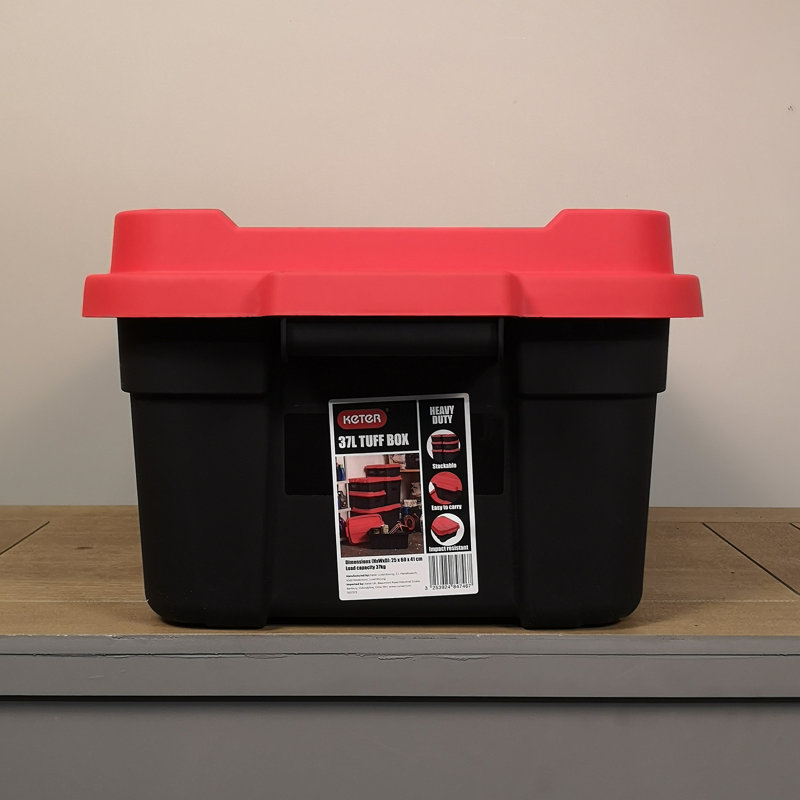 Samuel Alexander Plastic Decorative Bin, 25cm H x 61cm W x 41cm D