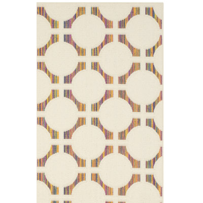 Havana Natural Performance Geometric Rug