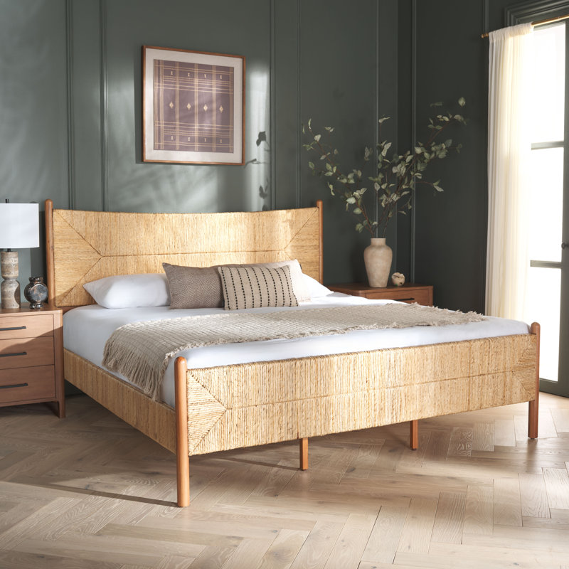 Lit à tige Emele, Très grand