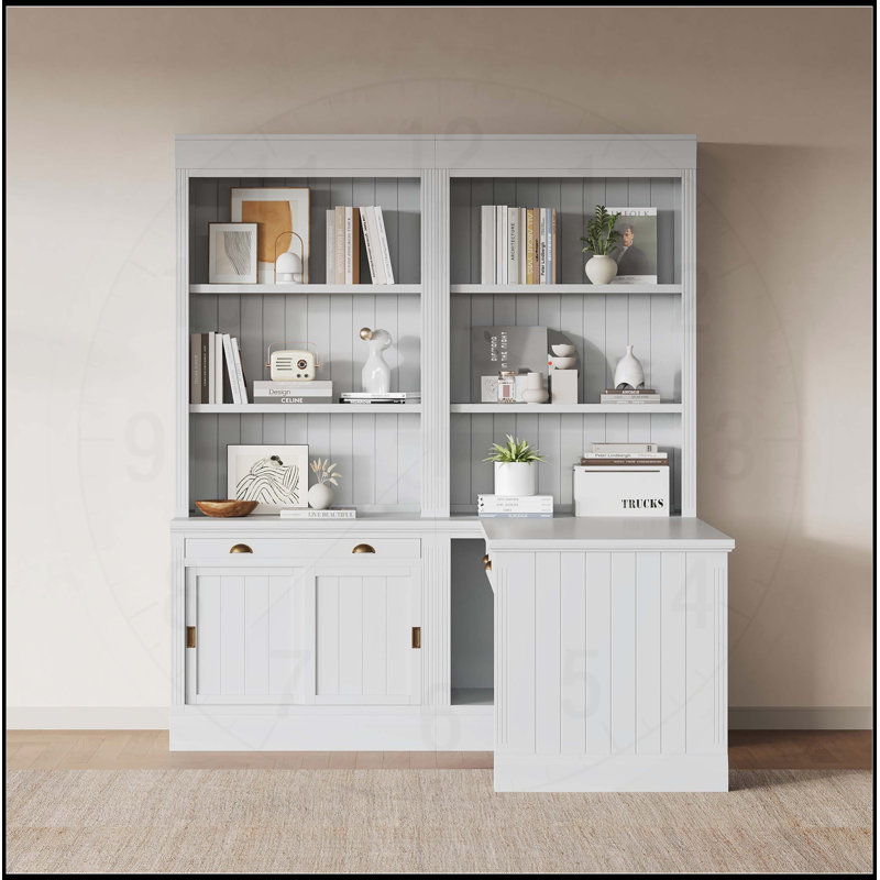 Suite de 83,3 po de hauteur pour bibliothèque et bureau d'écriture