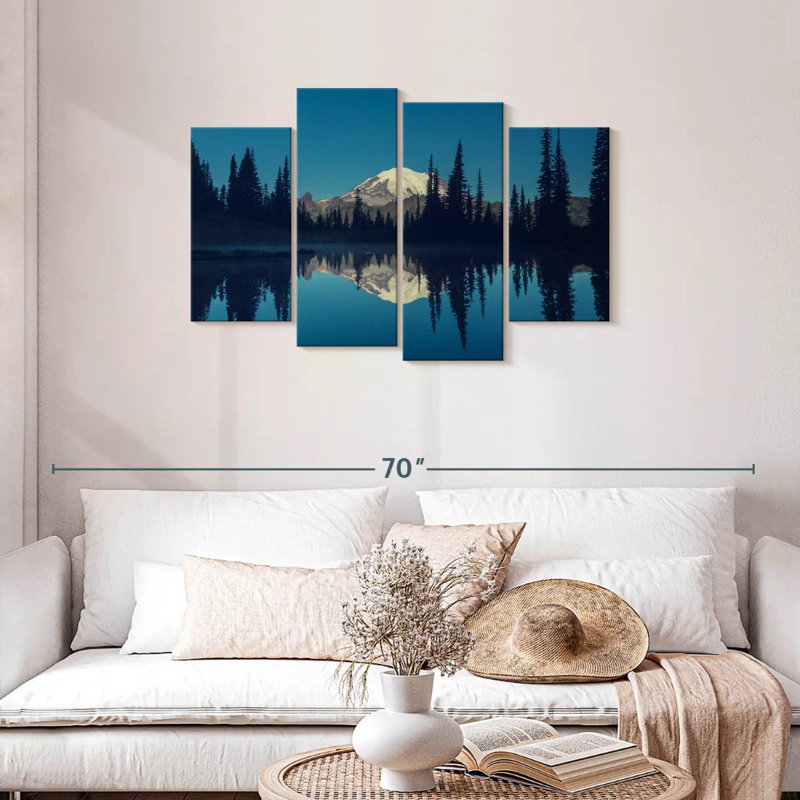 Alvord Mount Rainier Cloudless Sky, 27" H x 43" W