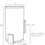 Braxton 1 - Light Flush Mounted Sconce