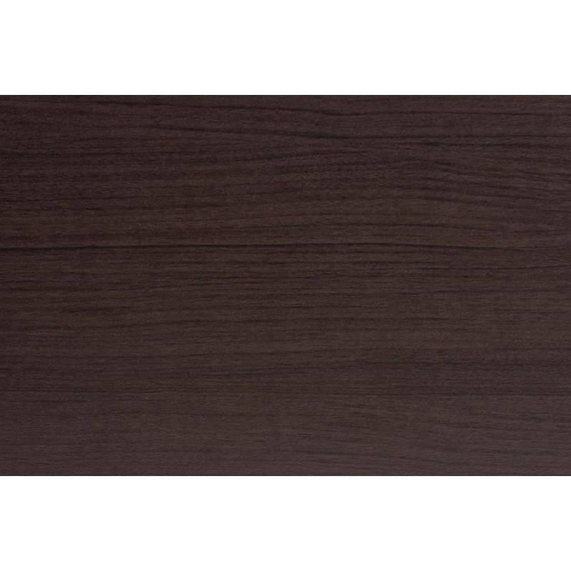 Dexton Dark Brown Queen Wood Platform Storage Bed with Shelves