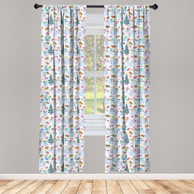 Alderson Semi Sheer Sliding Panel Pair, Width 150 x Drop 175 cm