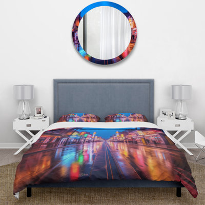 Tennessee Musical Spirit Of Nashvilles Microfiber / Polyester Duvet Cover SetMicrofiber / Polyester Duvet Cover Set