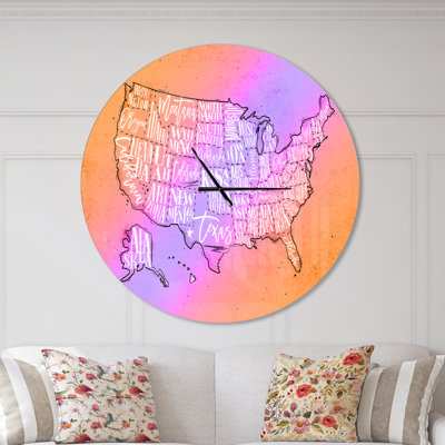 Swigart Metal Wall Clock