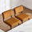 Ambrine Low Back Tufted Velvet Upholstered Counter/Bar Stool with Steel Sled Frame-89351470-89351468