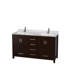 Sheffield 60" Double Bathroom Vanity Set with Mirror-1098838878
