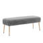 Banc rembourré en velours Aghvarth-1433399233