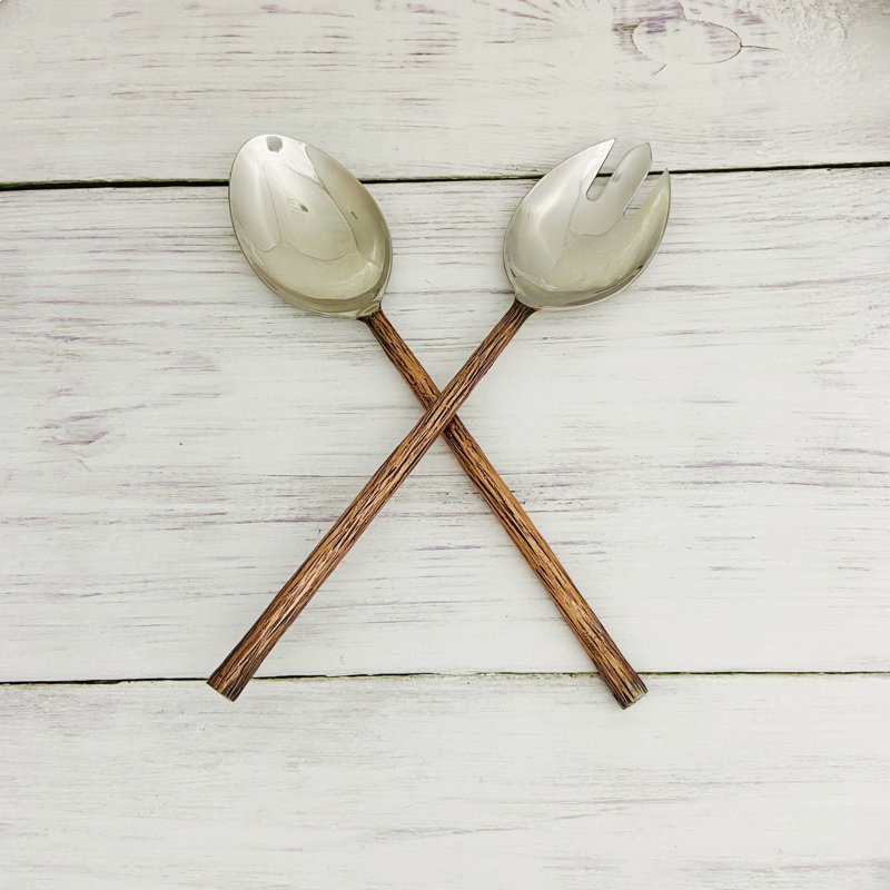 Fluharty Stainless Steel Salad Servers