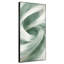 Très grand art mural imprimé sur toile - Tourbillon vert sauge, design minimaliste inspiré de la nature pour la chambre à coucher ou le bureau - "Assemblage requis du cadre (cadre non fini)"-124792170