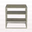 Padena Metal Frame Wood Living Room End Table with Shelf