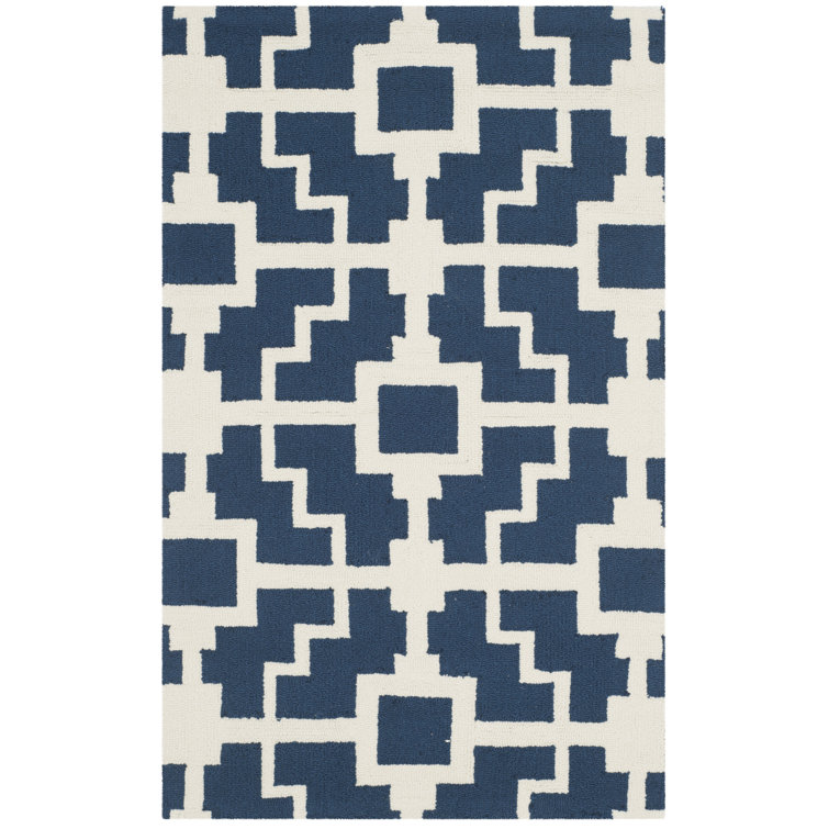 Dalton Hand Hooked Performance Geometric Rug