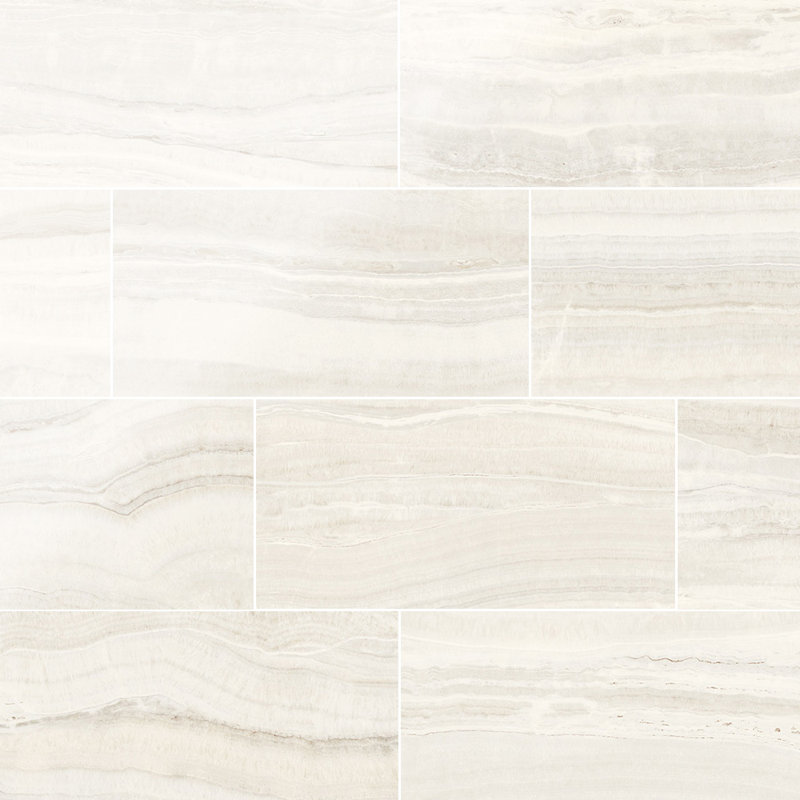 Infinity Stone 12 x 24 - blanc poli, Blanc