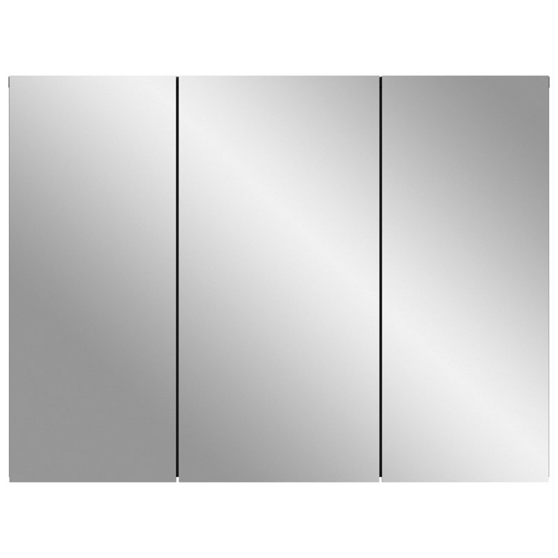 Pavesi Mirrored Bathroom Cabinets with Mirror and 9 Adjustable Shelves