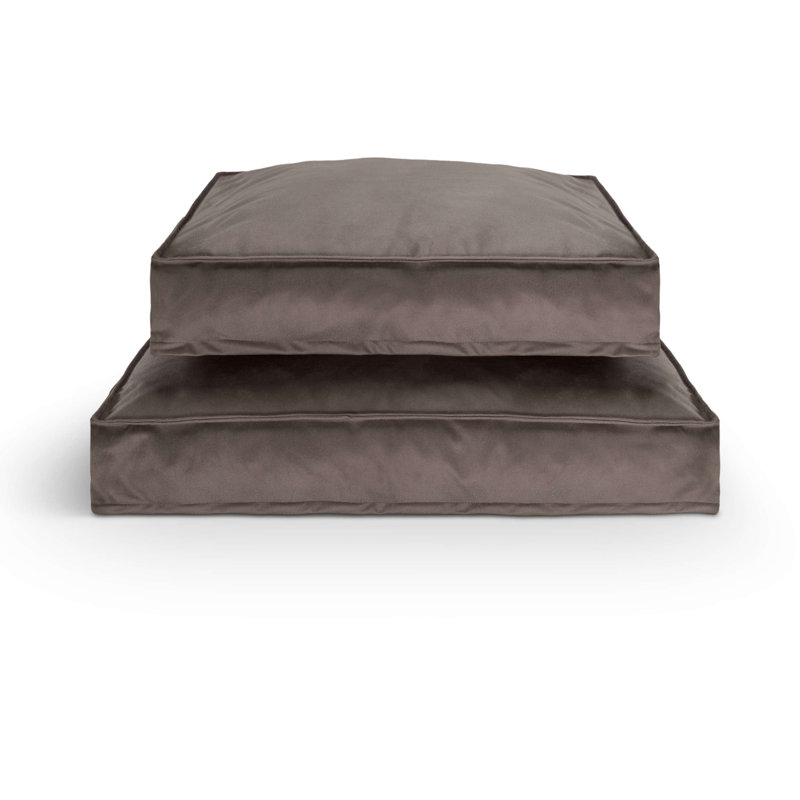 Nairne Polyester Pet Bed, Grey/Brown/Blue, 15cm H x 76cm W x 60cm D