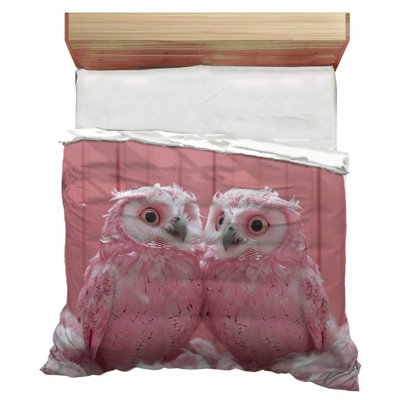Édredon en mousseline de soie à tissage uni Owl Bedding