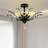 Apolonija 5-Light Dimmable Branch Crystal Creative Chandelier