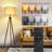 Jio 63'' Tripod Floor Lamp with Remote Control and LED Bulb Included