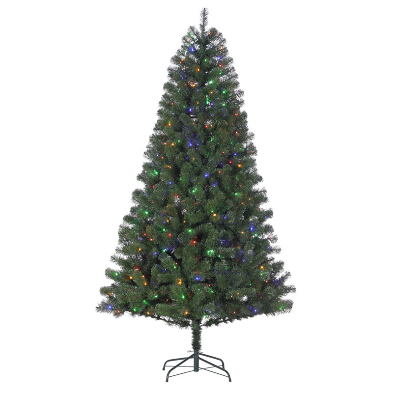 7.5 Ft. Pre Lit Color Changing Led Sacremento Spruce Tree