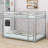Metal Low Bunk Bed With Ladder-962980365